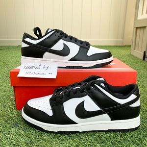 Nike Dunk Low retro white black panda shoes
